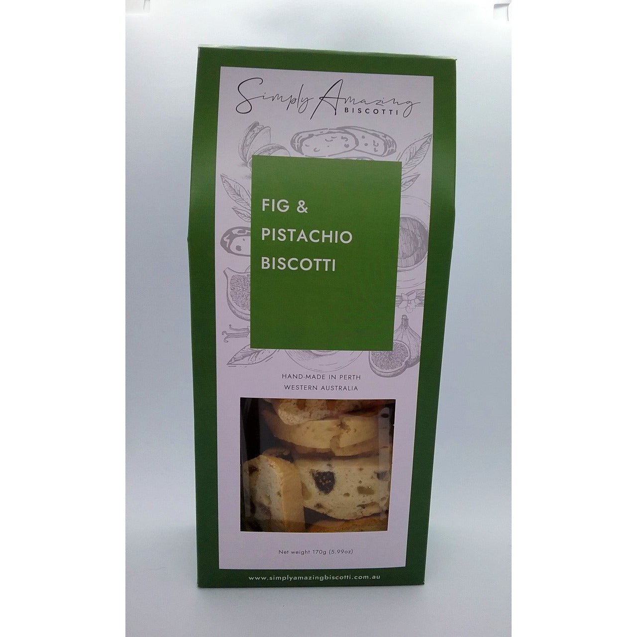 FIG & PISTACHIO BISCOTTI SIMPLY AMAZING BISCOTTI